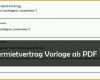 Fabelhaft Untermietvertrag Muster Vorlage Pdf Download – Giga