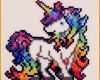 Fantastisch Einhorn Bügelperlen Vorlage Unicorn Perler Beads by