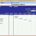 Fantastisch Excel Vorlage Haushaltsbuch 2009 Download