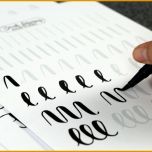 Fantastisch Handlettering Brush Lettering Anleitung Für Anfänger
