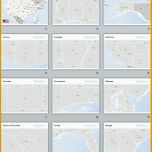 Fantastisch Usa Bundesstaaten Karte Powerpoint Vorlage Vektor Landkarte