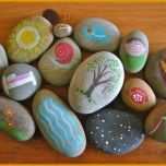 Faszinieren Genial Steine Bemalen Mit Kindern Vorlagen