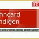 Großartig Bahncard Kündigen Per Mustervorlage so Einfach Geht S