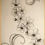 Großartig Blumenranken Tattoo 20 Schöne Vorlagen Für Diverse