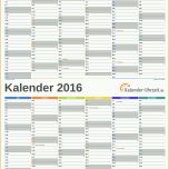 Großartig Excel Kalender 2016 Kostenlos