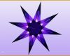 Großartig Lila 8 Zacken Sterne Aus Transparentpapier Basteln