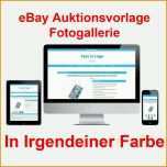 Größte Ebay Vorlage Auktionsvorlage HTML Fotogallerie Template