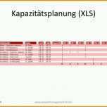 Größte Kapazitätsplanung Projektmanagement Vorlage In Excel