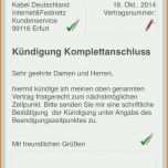 Hervorragen 50 Angenehm Kündigung Kabel Deutschland Vorlage Abbildung