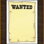 Hervorragen Drucke Selbst Kostenlose Vorlage Wanted Plakat