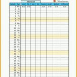 Hervorragen Excel Arbeitszeitnachweis Vorlagen 2018