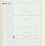 Hervorragen Fußball Aufstellung Vorlage Excel Bewundernswert Playbook