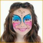 Hervorragen Schmetterling Schminken Kind Einfach Blau Pink Makeup