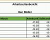 Hervorragen Zeiterfassung Mit Excel – 8 Kostenlose Stundenzettel