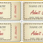 Hervorragend 6 Ticket Templates for Word to Design Your Own Free Tickets