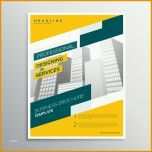 Hervorragend Kreative Gelbe Grometrische Business Flyer Broschüre