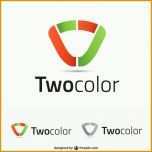 Hervorragend Logo Vorlagen In Zwei Farben