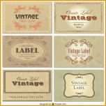 Hervorragend Vektor Set Vintage Etiketten