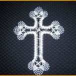 Hervorragend Von Mirg Geklöppeltes Kreuz Nach Altem Erzgebirger Muster