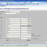 Ideal Bud Planung Excel Vorlage Zum Download