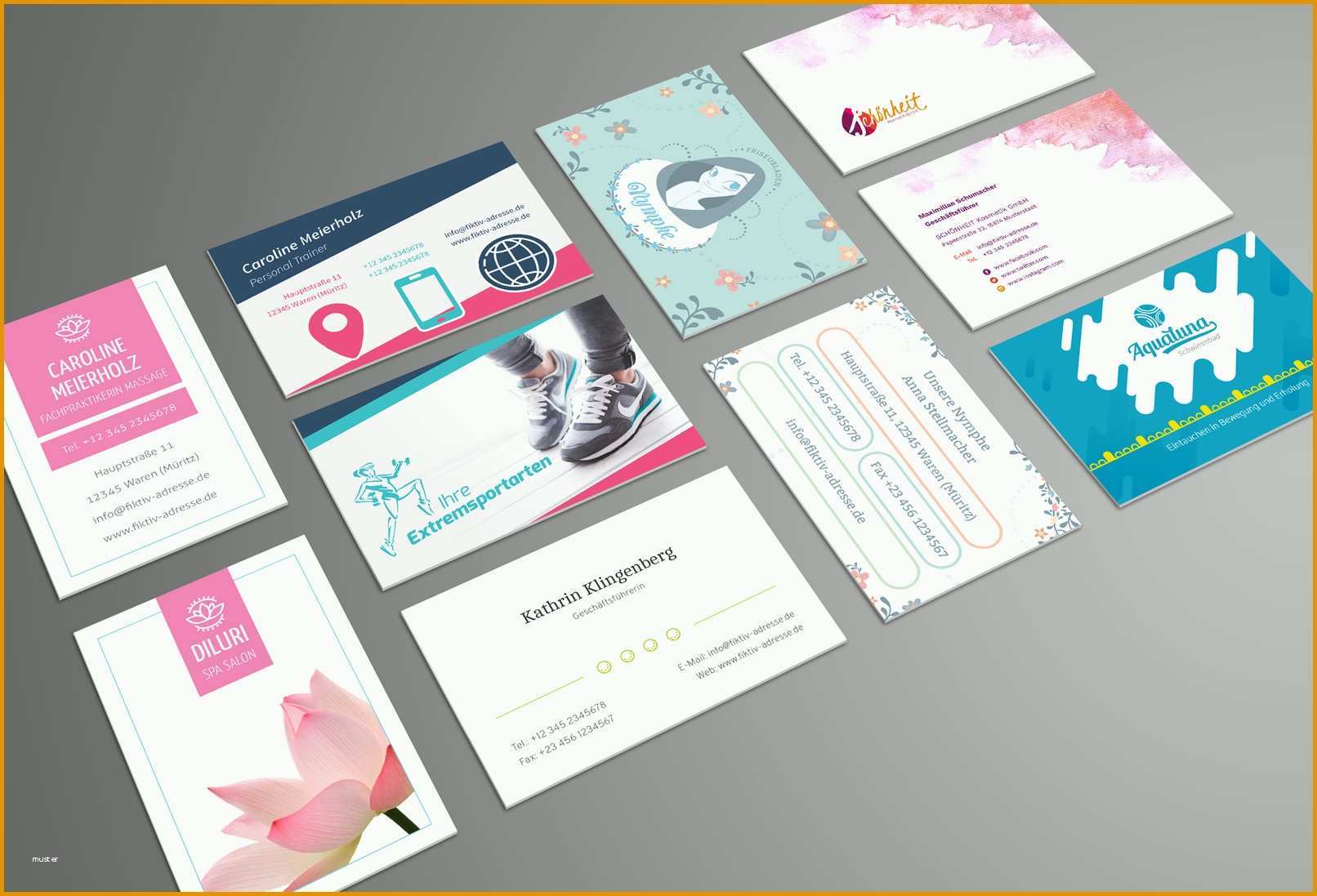 Ideal Design Vorlagen Für Visitenkarten Herunterladen Word