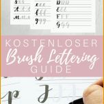Ideal Kostenloser Brush Lettering Guide Zum Downloaden Und