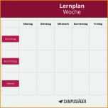 Ideal Lernplan Vorlage Excel – De Excel