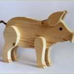 Ideal Vorlagen Holztiere Fabelhaft Holzdeko Schwein Massiv Natur