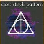 Kreativ Set Of 3 Purple Harry Potter Cross Stitch Pattern