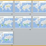 Kreativ Weltkarte Globale ökologische Zonen Powerpoint Vorlage