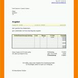 Limitierte Auflage 7 Angebot Vorlage Excel