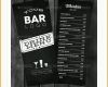 Limitierte Auflage Bistro Lounge Bar Getränkekarte Cocktailkarte