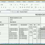Limitierte Auflage Excel formular Vorlage Elegant 6 Reisekostenabrechnung