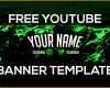 Limitierte Auflage Free Epic Green Gaming Banner Template 2016