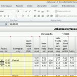 Modisch Excel Arbeitszeiterfassung Mit Variabler Pausenzeit