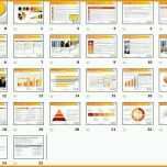 Modisch Powerpoint Vorlage Welle orange Jetzt Hier En