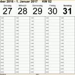 Modisch Wochenkalender 2017 Als Excel Vorlagen Zum Ausdrucken