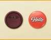 Neue Version buttons Mockup Psd Vorlage