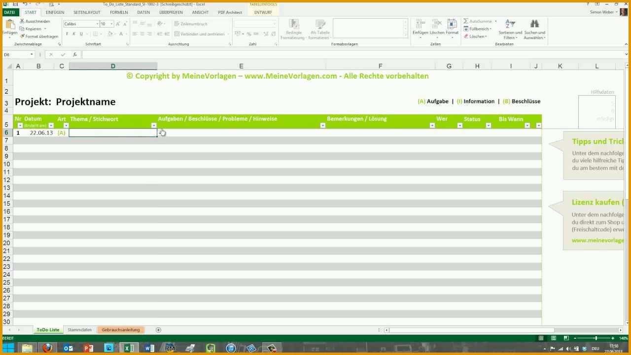 Neue Version to Do Liste Vorlage Excel Bezüglich Neueste Pendenzenliste