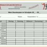 Original Stundenplan Kraichgauschule Mühlhausen