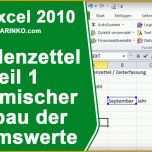 Original Stundenzettel Zeiterfassung In Excel Erstellen Teil 1