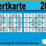 Original Wertkarte 20 Eur Mit Vorlagen Verzehrkarten Shop