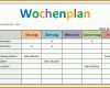 Original Wochenplan Vorlage Für Excel