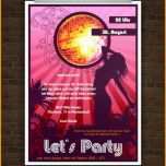 Perfekt Party Flyer Vorlagen Kostenlos Lets Party Partyeinladung