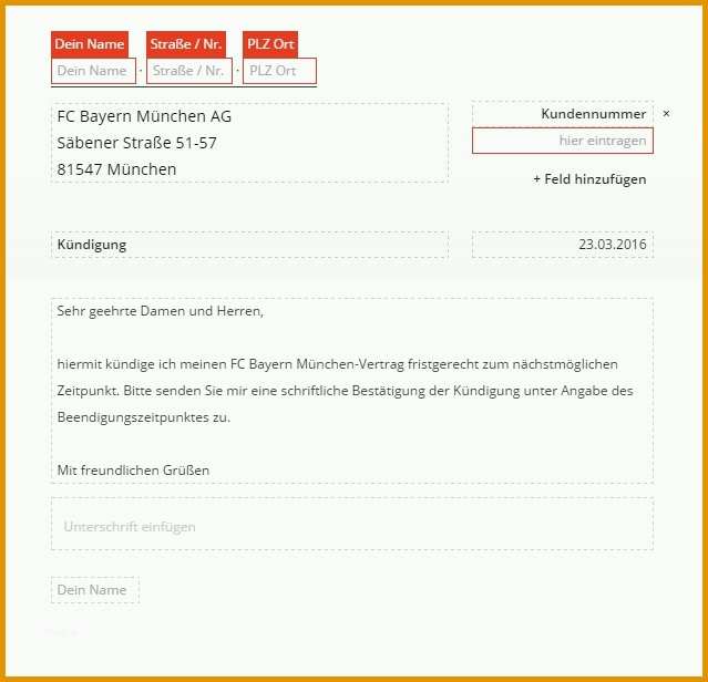 Perfekt Sportverein Kündigung Vorlage Download – Kostenlos – Chip
