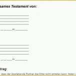 Phänomenal Berliner Testament Testament Verfassen