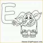 Phänomenal Elephant Abc Buchstaben Zum Ausmalen