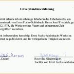 Phänomenal File Einverständniserklärung Ernst Fuchs Schönbach