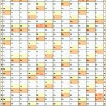Schockieren Kalender 2013 Excel Zum Ausdrucken 12 Vorlagen Kostenlos