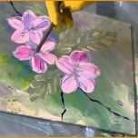 Selten Acrylmalerei Für Anfänger Apfelblüten Acrylic Painting for
